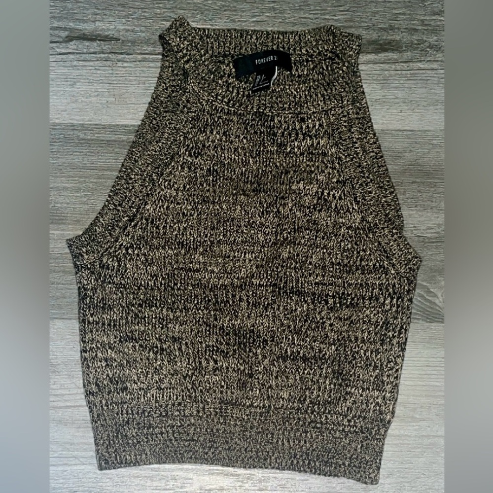 Blackish tan, knit Forever 21 Tanktop